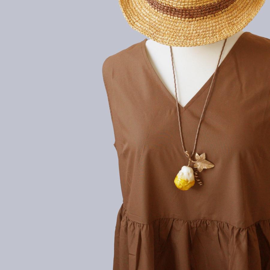 RENARD BIJOUX レナードビジュー BITTER GOURD YELLOW ネックレス