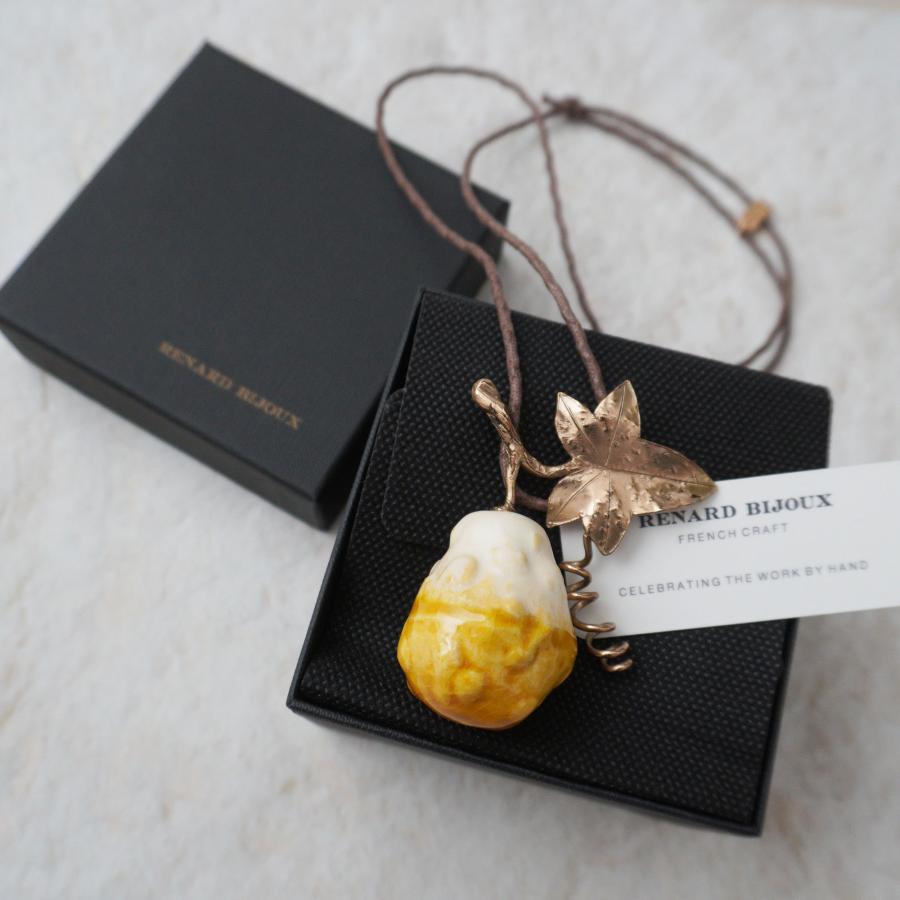 RENARD BIJOUX レナードビジュー BITTER GOURD YELLOW ネックレス