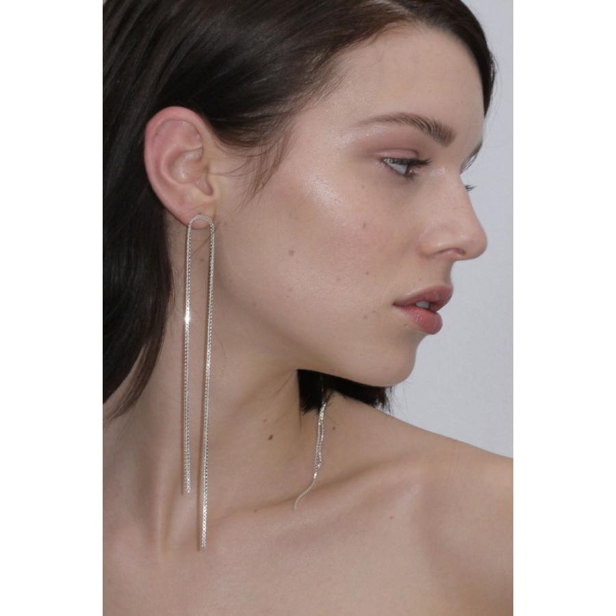 SASKIA DIEZ サスキア ディッツ シルバー フリンジ ピアス SASKIA DIEZ サスキア ディッツ シルバー フリンジ ピアス