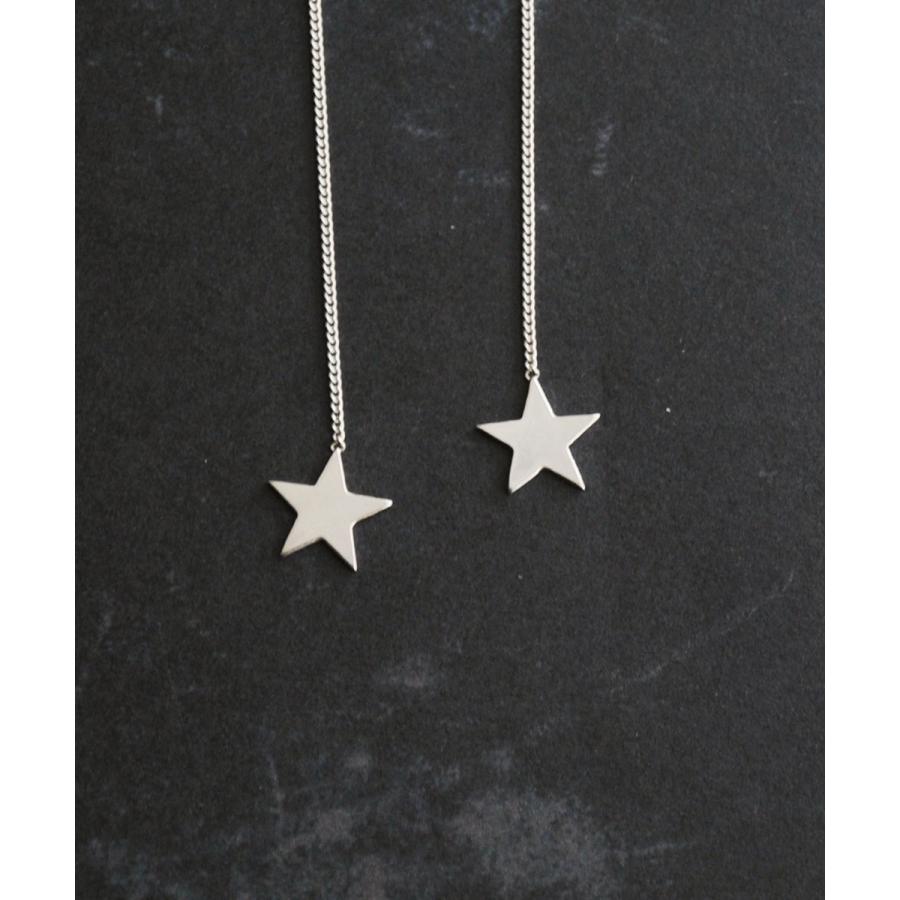 SASKIA DIEZ サスキア ディッツ シルバー スター ロングピアス