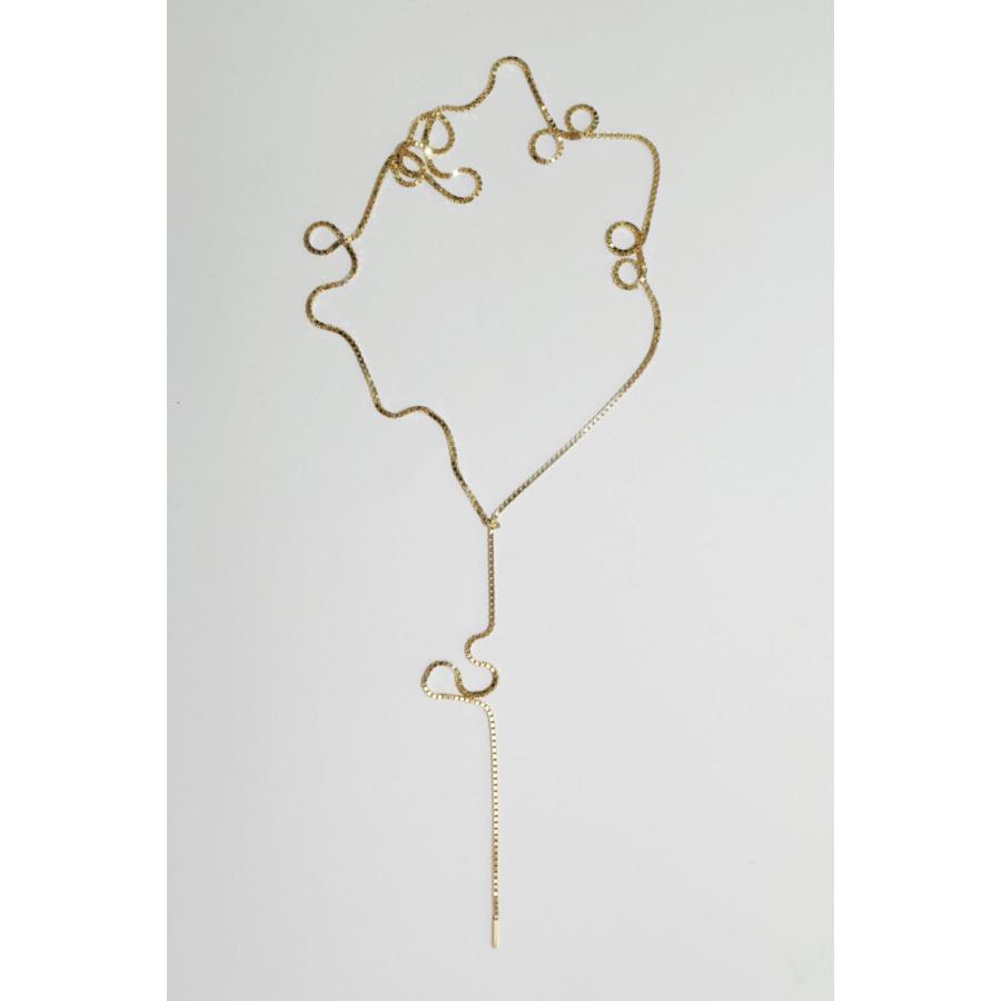 SASKIA DIEZ サスキア ディッツ Fringe Necklace NO1 GOLD : ラブリ