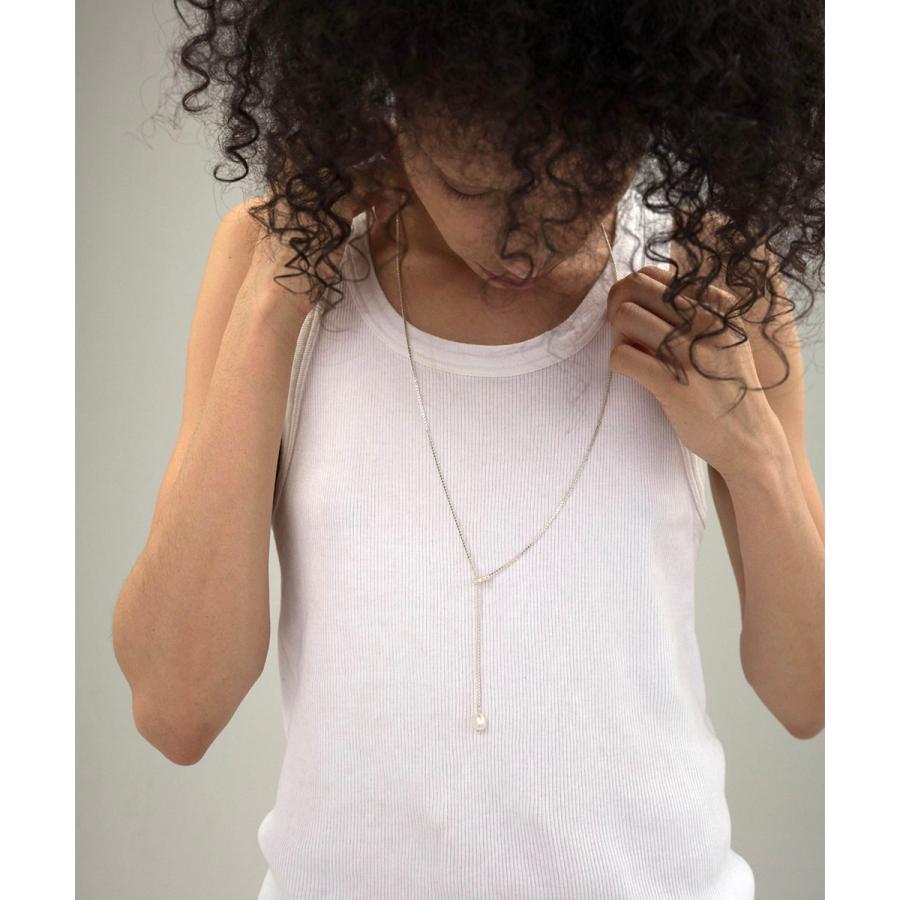 SASKIA DIEZ サスキア ディツ FRINGE PEARL NECKLACE NO1 シルバー