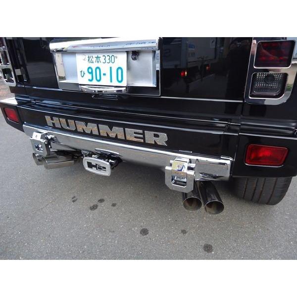 CODE9】HUMMER/ハマー H2 ビレット リアバンパーレターロゴ スムース