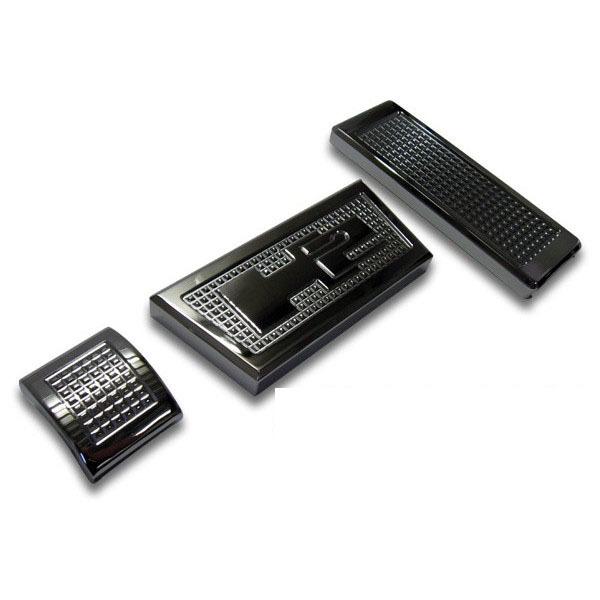 CODE9】 HUMMER/ハマー H2 ビレット クローム ペダルセット H2ロゴ