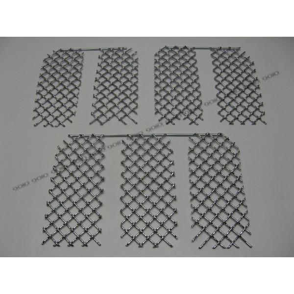 CODE9】 08y- HUMMER/ハマー H2 ステンレス メッシュ インナーグリル