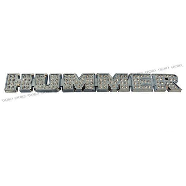 ハマー HUMMER ロゴ クリスタルエンブレム H2/H3 : LAX AUTO PARTS 