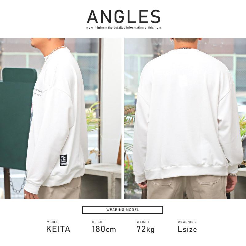 トレーナー メンズ トップス スニーカー ストリート イラスト プリント ビッグシルエット スウェット 0286 Luxstyle 通販 Yahoo ショッピング