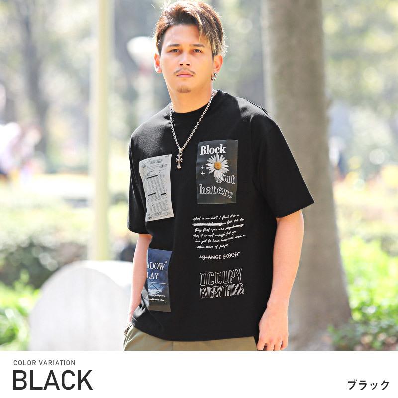 Tシャツ メンズ トップス アメカジ ストリート プリント ビッグシルエット デコレーション フォト 半袖 0513 Luxstyle 通販 Yahoo ショッピング