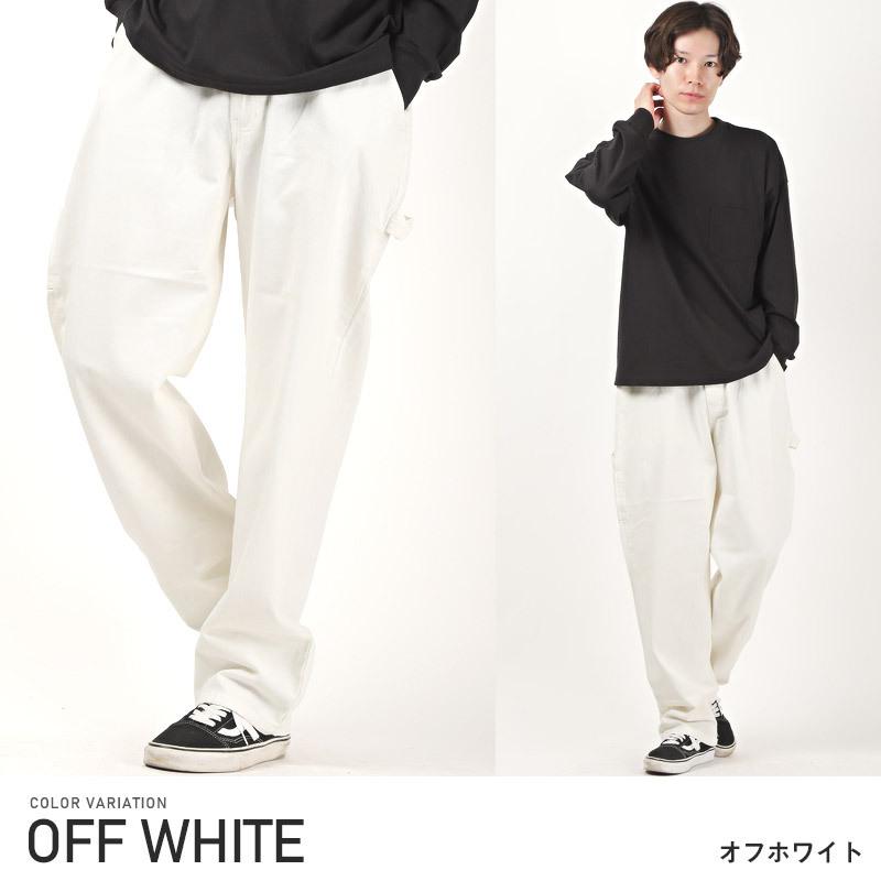 オフホワイト メンズ カジュアルパンツ ボトムス Carpenter Trousers 