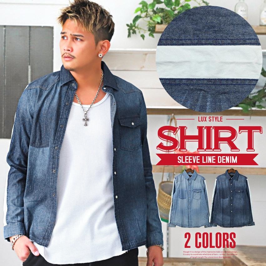 メンズ　デニム　カッターシャツ aa-0986.jpg