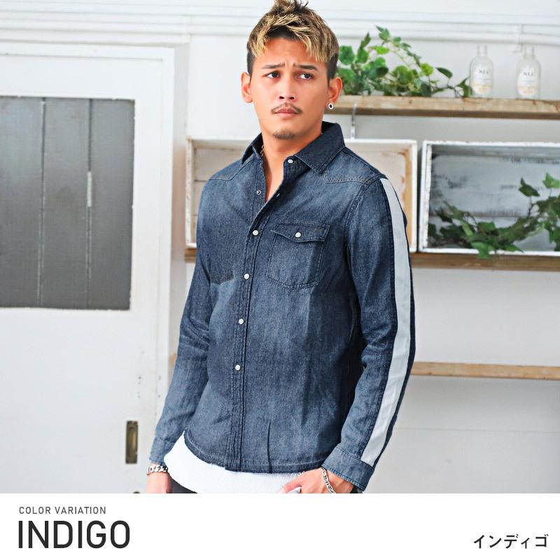 メンズ　デニム　カッターシャツ aa-0986.jpg