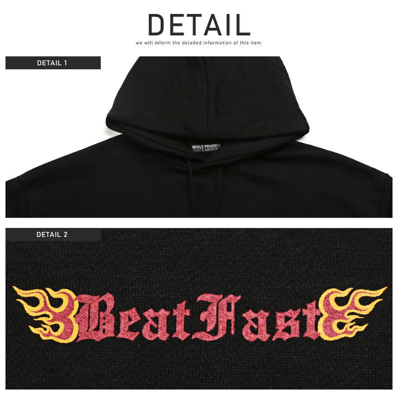 パーカー メンズ トップス 韓国 韓国系 ストリート プリント ロゴ 炎