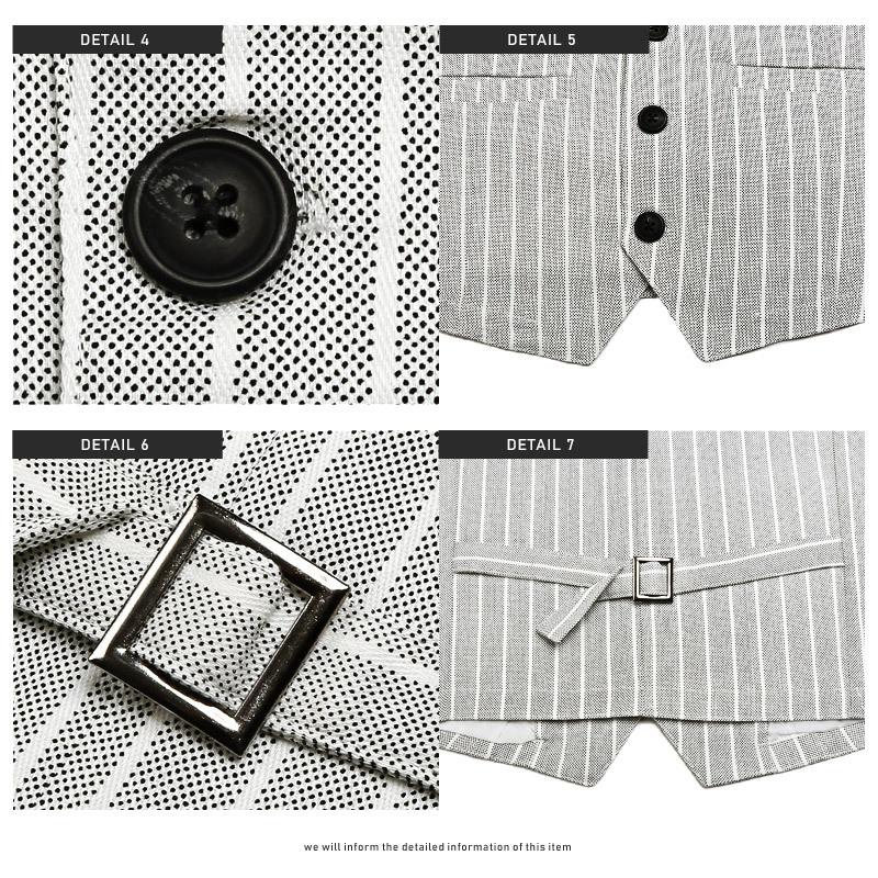 stola ジレ　ベスト ベスト メンズ ジレ スーツ ドットストライプ 総柄 フロント