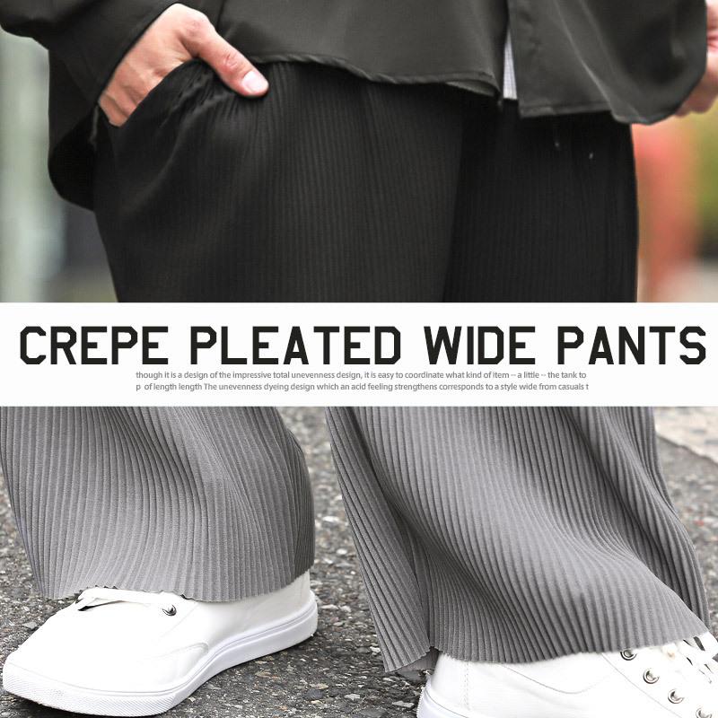 ワイドパンツ プリーツパンツ メンズ スラックス イージーパンツ ワイドパンツ プリーツパンツ メンズ スラックス イージーパンツ