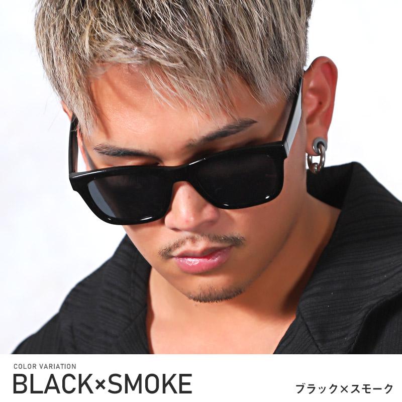 サングラス メンズ レディース スクエア UVカット カラーレンズ 小物