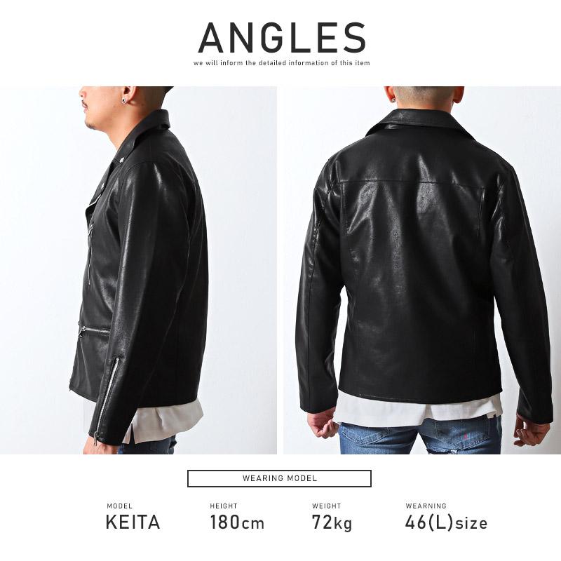 セール ライダースジャケット メンズ ダブルライダース PUレザー