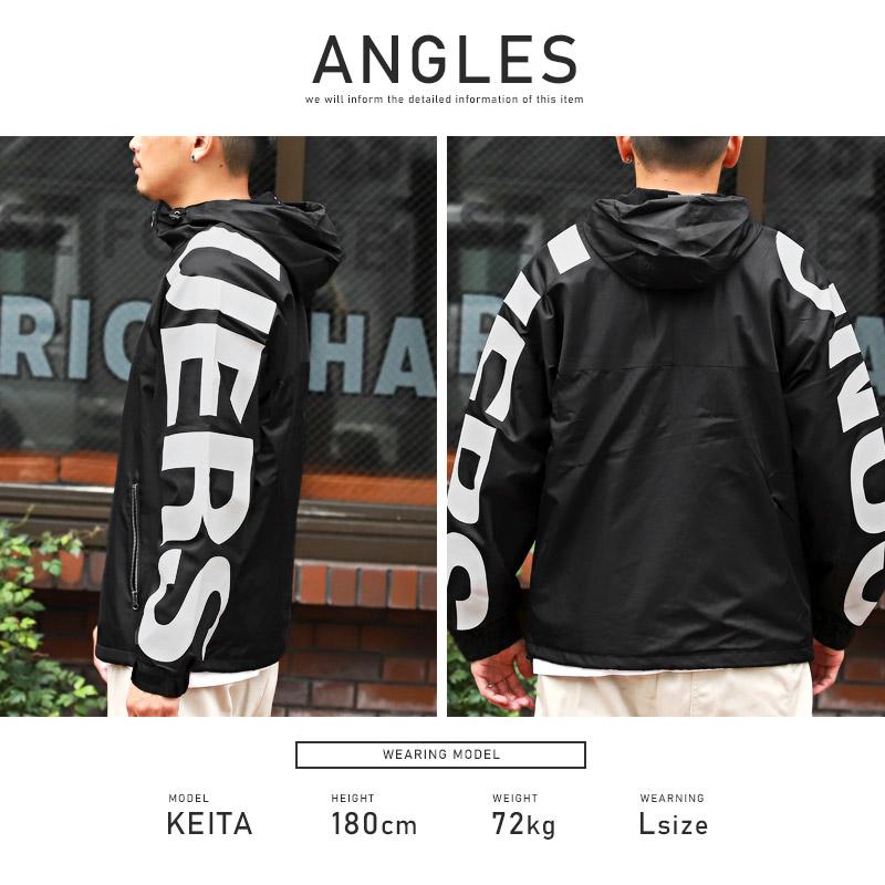 マウンテンパーカー メンズ ブルゾン 撥水 フード ロゴ ストリート