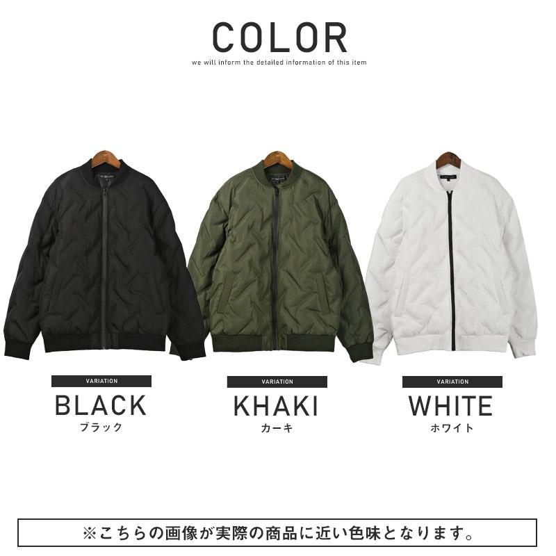 MA-1ジャケット メンズ 中綿ジャケット ブルゾン シームレス 暖か 冬