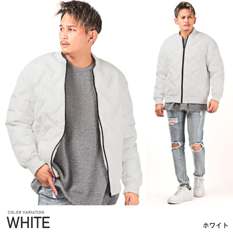 MA-1ジャケット メンズ 中綿ジャケット ブルゾン シームレス 暖か 冬｜lux-style｜12