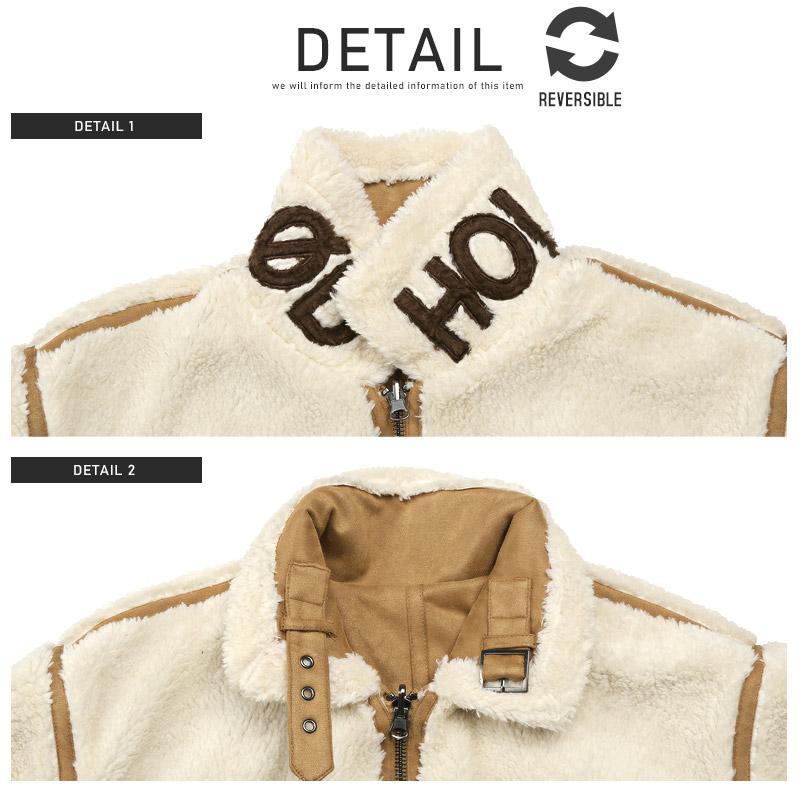 セール B-3ジャケット メンズ ボア フェイクムートン リバーシブル