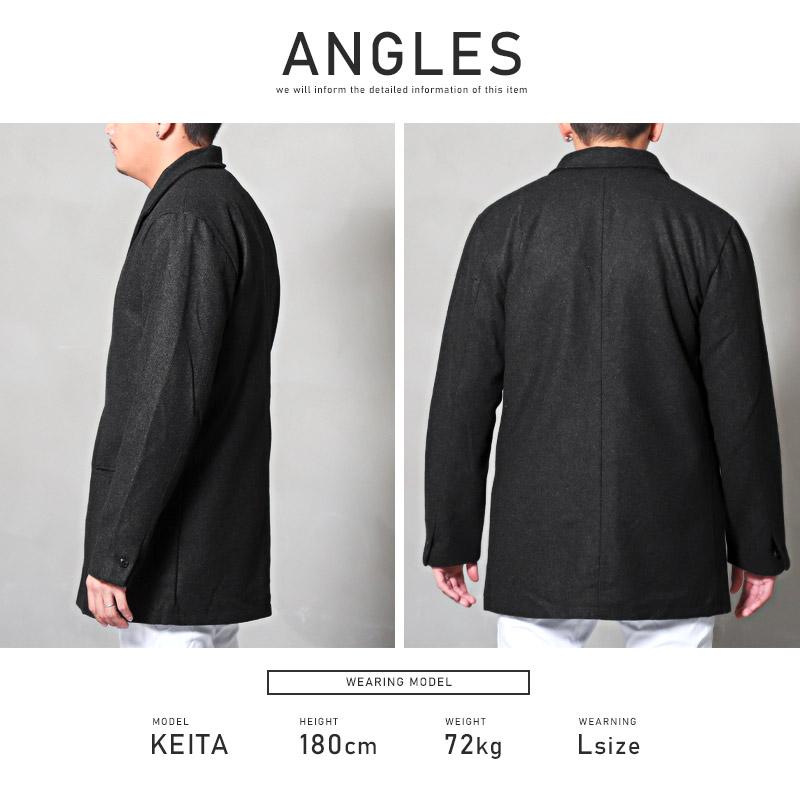 チェスターコート メンズ コート メルトン ウール ビジネス 大人 秋冬