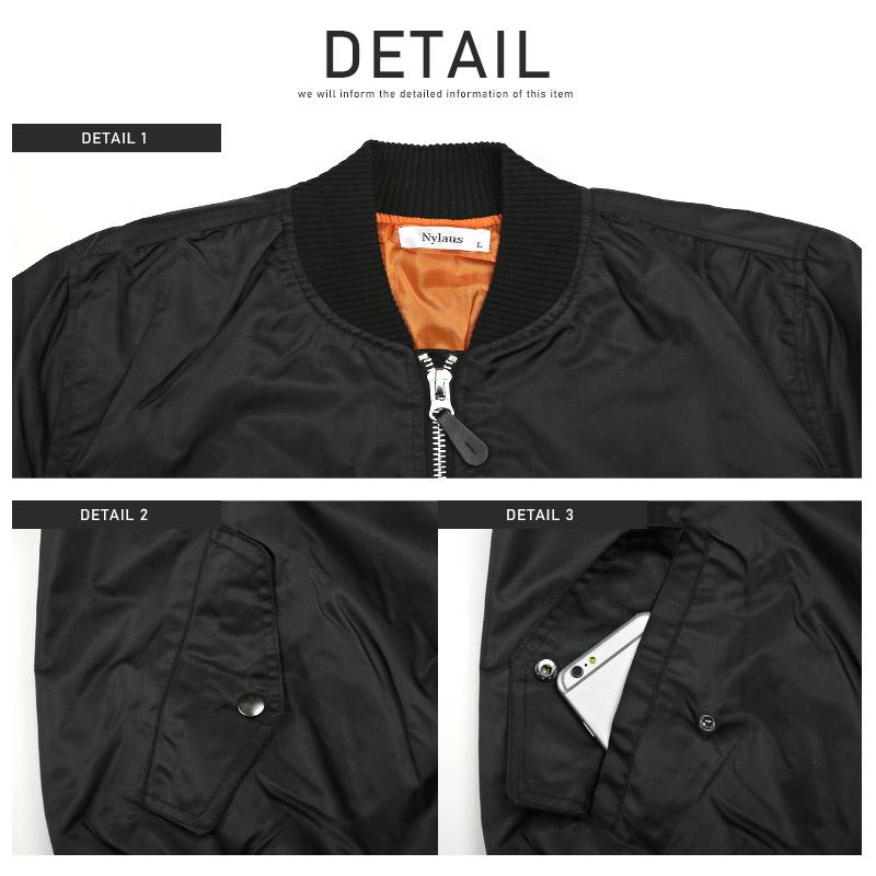 Stone  ma-1 ブルゾン L ほぼ新品 ARCADE MA-1 メンズ ミリタリー ブルゾン アウター ジャケット