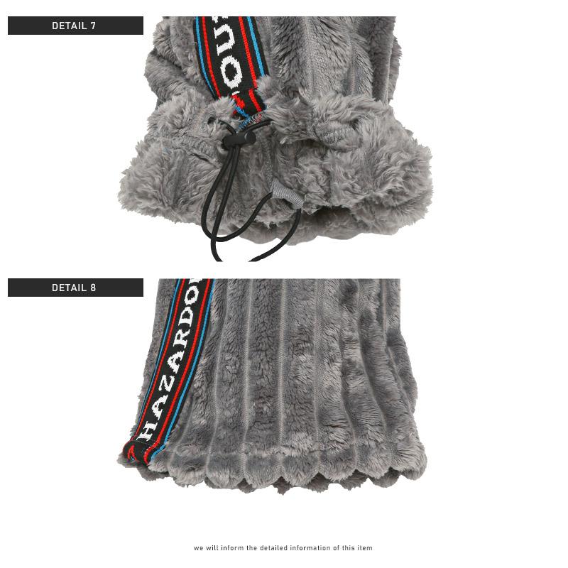 セール イージーパンツ メンズ フェイクファー サイドロゴ 暖か 冬