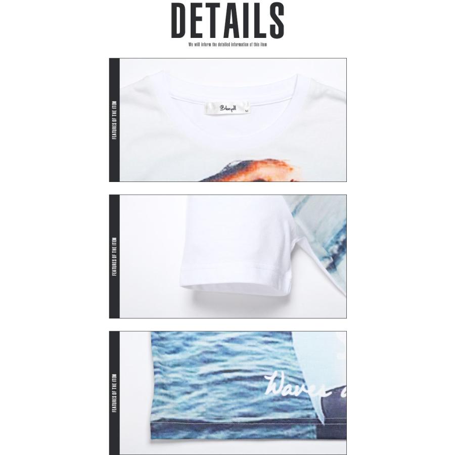 Tシャツ メンズ 半袖 ガールズプリント リゾート SURF サーフ プリント