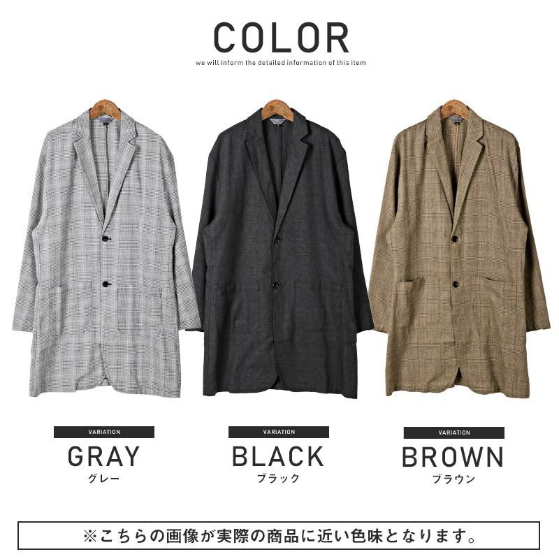 チェスターコート メンズ コート チェック Bitter ビター系 秋 グレンチェックチェスターコート ロングコート チェスター フィールド オーバーサイズ 羽織り Pm 7792 Luxstyle 通販 Yahoo ショッピング