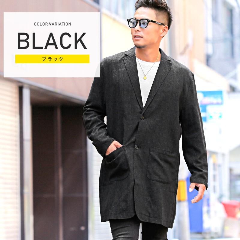 チェスターコート メンズ コート チェック Bitter ビター系 秋 グレンチェックチェスターコート ロングコート チェスター フィールド オーバーサイズ 羽織り Pm 7792 Luxstyle 通販 Yahoo ショッピング