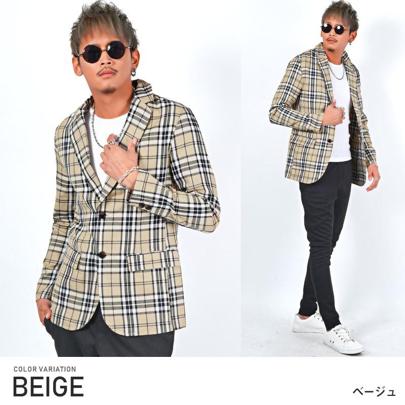 rdm グッチ テーラードジャケット44 チェック柄 メンズ GUCCI