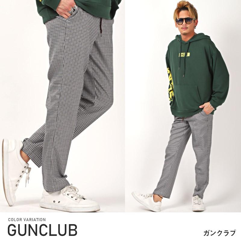 トラウザーパンツ メンズ チェックパンツ スラックス テーパード 千鳥柄 総柄 トラッド ビター系 Pm 9253 Luxstyle 通販 Yahoo ショッピング