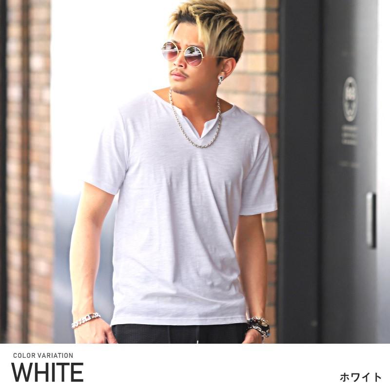 メタルフック キーネック Tシャツ 長袖 半袖 韓国 メンズ nr7822 f5520-230710-03.jpg