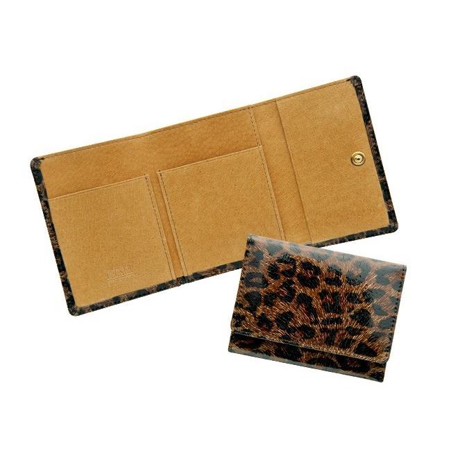 極小財布 ミニ財布 三つ折り Becker ベッカー レオパード 豚革 本革 ピッグスキン コラボ 別注 小さい レディース ベーシック型 5500meg1 Cognac 財布の通販 Luxe 通販 Yahoo ショッピング