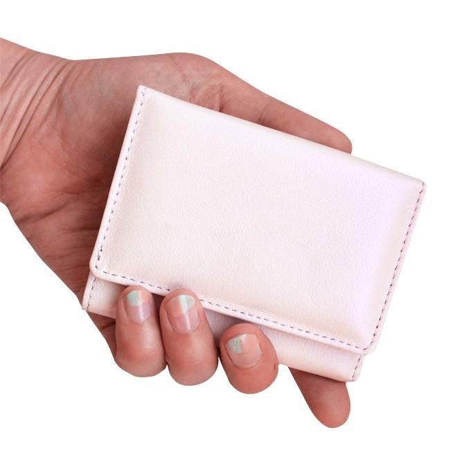 日本製 三つ折り ファッション アウトレット Becker 財布 帽子 ファッション小物 メタリック 極小財布 財布の通販 Luxe シープスキン Becker オーロラピンク 本革 ミニ財布 シャイニー 羊革 55bsheem Aurorapink ベッカー