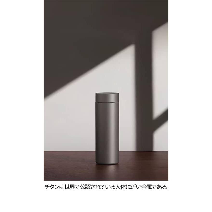 直飲み ボトル お茶 抗菌 純チタン 軽量 500ml 魔法瓶 保冷 真空二層