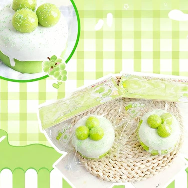 スイーツ スクイーズ ブドウ ケーキ スフレ メロジョイ 低反発