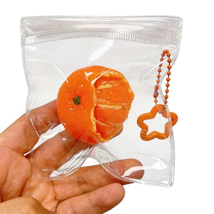握るおもちゃ オレンジ 2個セット スクイーズ 皮むきオレンジ ストレス