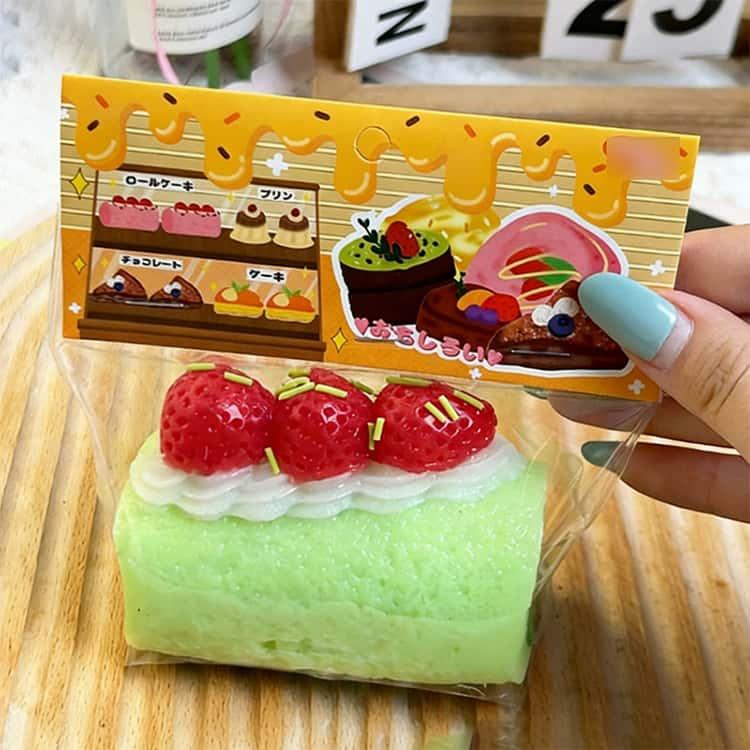 スクエアグミ ケーキ パン そっくり レジン型 ドーナツ スクイーズ