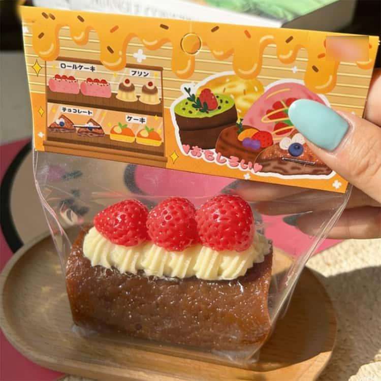スクエアグミ ケーキ パン そっくり レジン型 ドーナツ スクイーズ