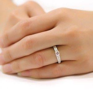 K18 ピンクダイヤモンド エタニティリング 計0.634ct『Feerique