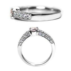 K18 ピンクダイヤモンド エタニティリング 計0.634ct『Feerique