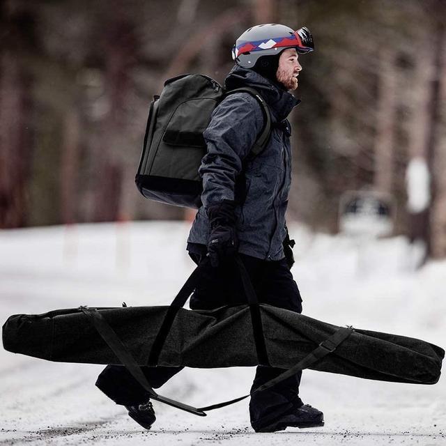 『3年保証』 スノーボードバッグとスキーバッグ200 cmのスノーボードの長さは600d防水性と耐摩耗性素材を調整できます