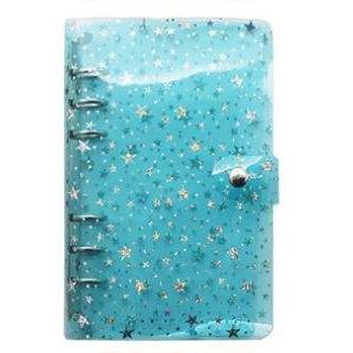 シール帳 A6 PVC 6穴クリアソフトカバー シール手帳 バジェット