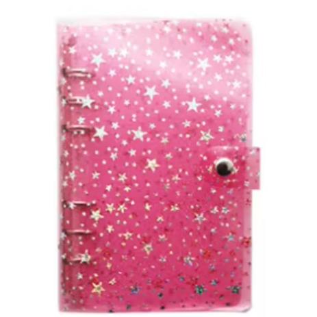 シール帳 A6 PVC 6穴クリアソフトカバー シール手帳 バジェット