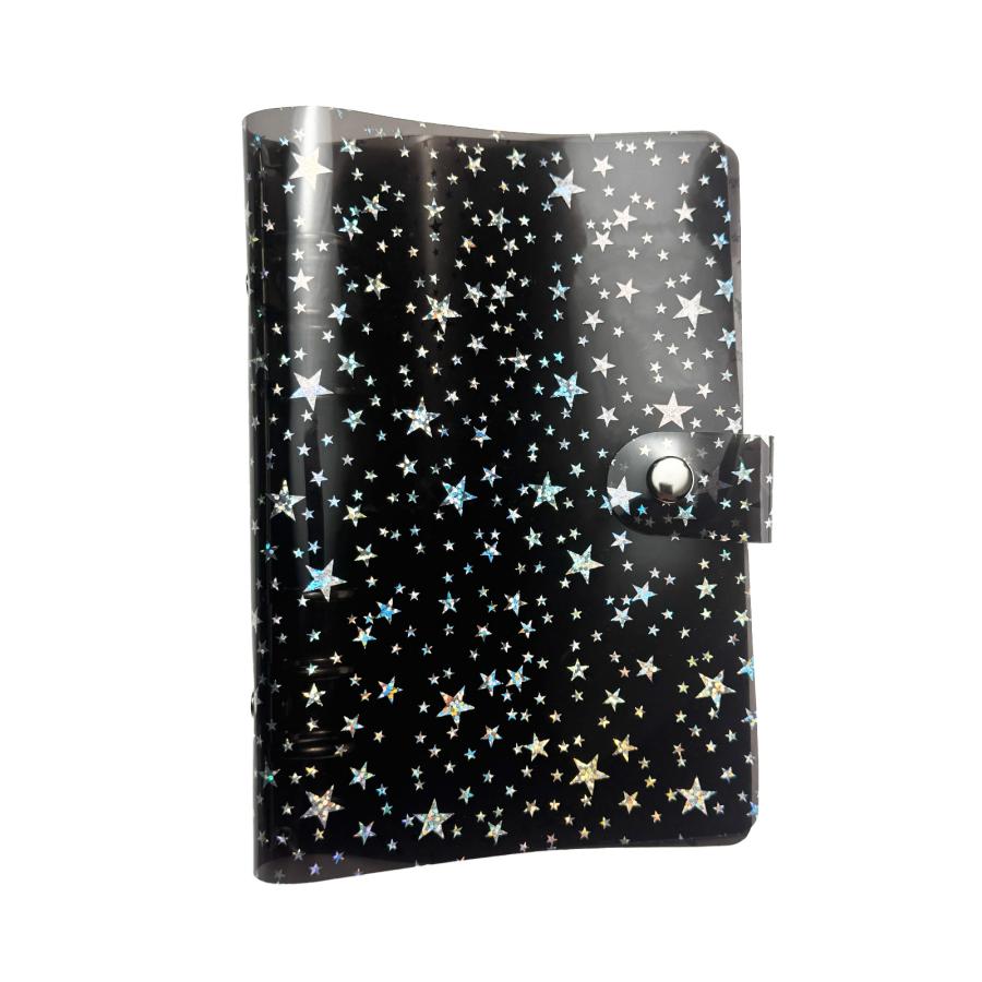 シール帳 A6 PVC 6穴クリアソフトカバー シール手帳 バジェット