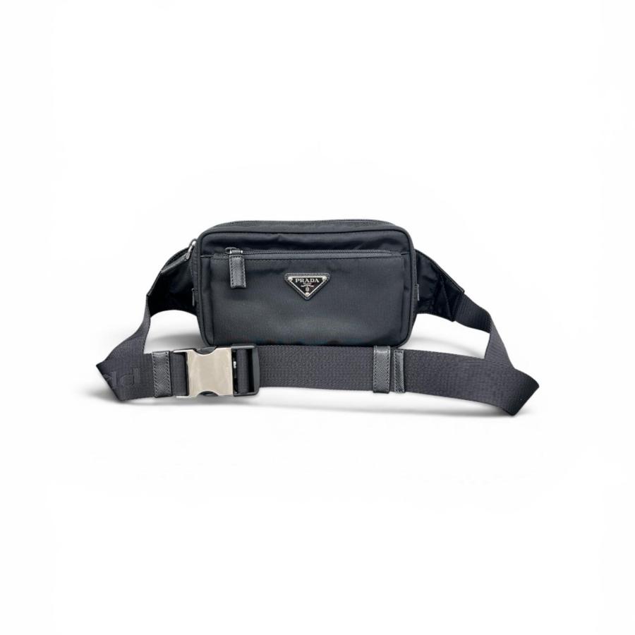 希少 PRADA プラダ ボディバッグ Re-Nylon 三角ロゴ 2VL977 PRADA（プラダ） 展示品級 美品 Re-Nylon SAFFIANO ボディバッグ