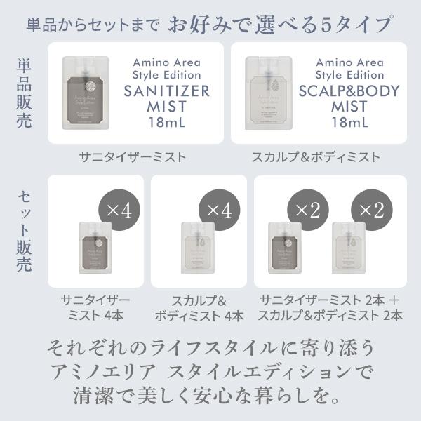 mist-Aさま専用 アミノエリア サニタイザーミスト / スカルプ＆ボディミスト 18mL