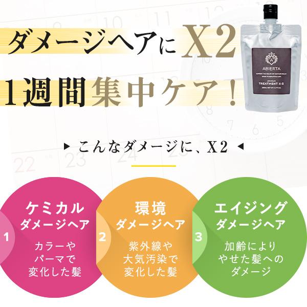 アビエルタ プレミアム トリートメント X2 200ml ×3本セット ヘア