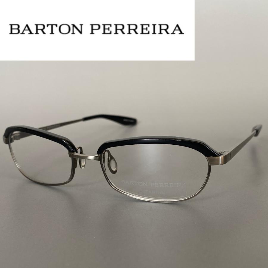 メガネ BARTON PERREIRA バートンペレイラ ブロー ブラック シルバー 